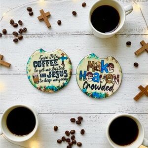 Inspirational Car Coasters Set